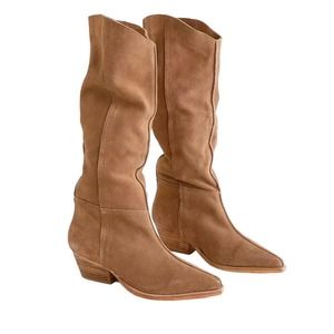 Free People Sway Low Slouch Boots Size 9